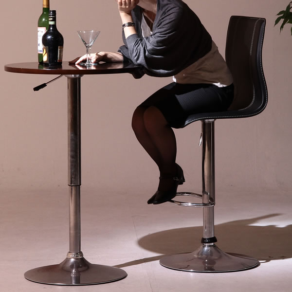 �J�E���^�[�`�F�A�[ �X�^�C�� �n�C H-1012BK�C���[�W1