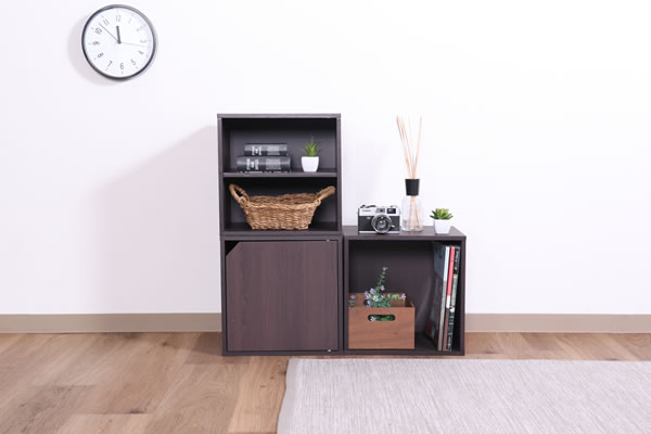 �L���[�u�{�b�N�X ���t �u���E��CB35DR(BR) 2�Z�b�g�C���[�W16