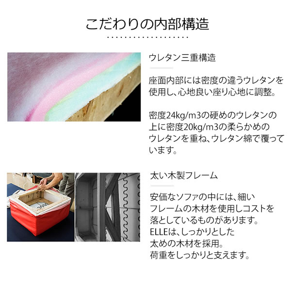 ���U�[�A�[�����X�\�t�@�[2.5�l�|��/ELLE(�G��)�C���[�W6