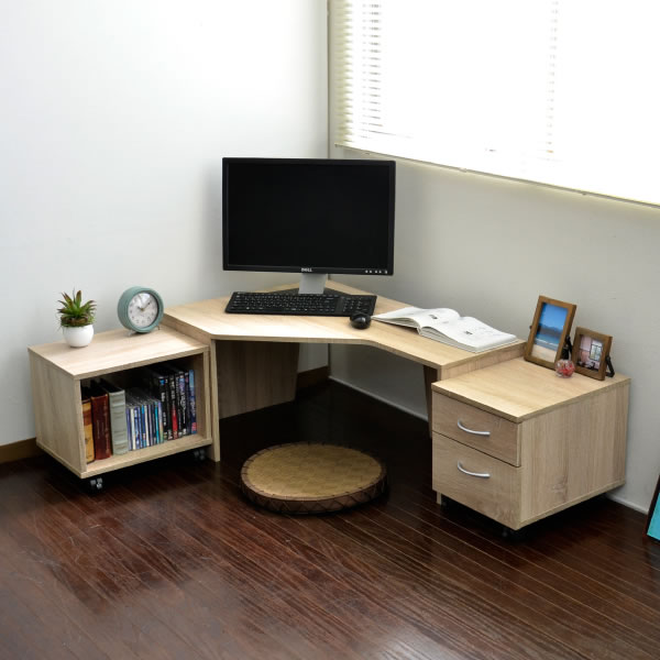 ���[�^�C�v�f�X�N3�_�Z�b�g 85cm�� �I�[�N�C���[�W1