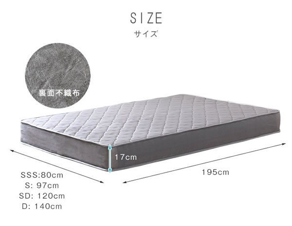 Lonnie USB�y���j�[USB�z�{�t���t���A�x�b�h �}�b�g���X(�O���[)�Z�b�g D�T�C�Y�C���[�W19